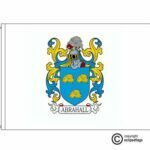 abrahall coat of arms flag