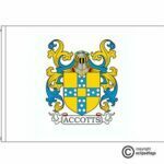 accotts coat of arms flag
