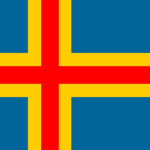 Aland islands flag