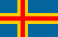Aland islands flag