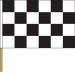 Black & white Chequered Flag