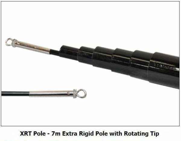 7m Swivel Extra Rigid Pole With a Smart Rotating Tip