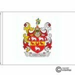 christmas coat of arms flag
