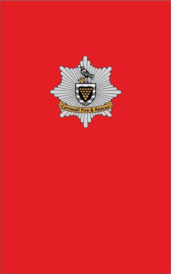 Cornwall Fire Brigade Coffin Cover