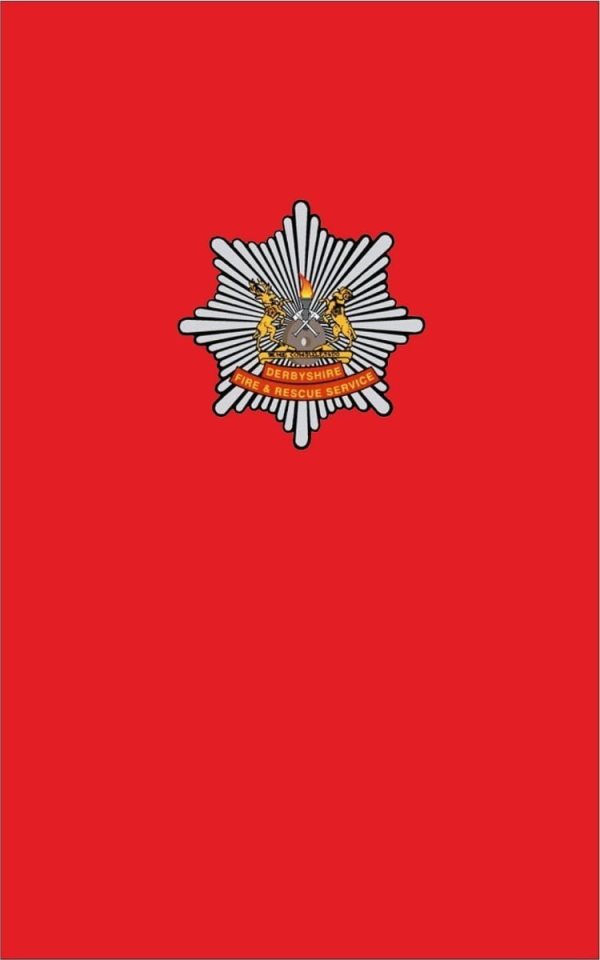 Derbyshire fire Brigade Official Funeral Coffin Flag