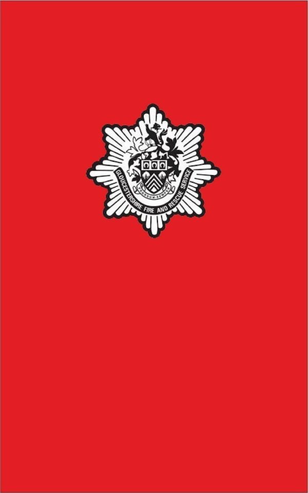 Gloucestershire fire Brigade Official Funeral Coffin Flag