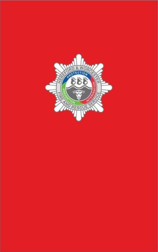 Somerset fire Brigade Official Funeral Coffin Flag