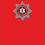Northern Ireland fire Brigade Official Funeral Coffin Flag