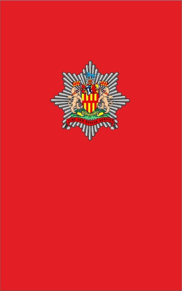 Northumberland fire Brigade Official Funeral Coffin Flag