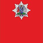 Oxfordshire fire Brigade Official Funeral Coffin Flag