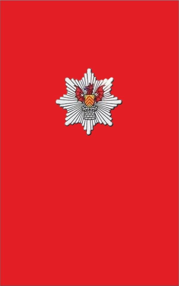 Shropshire fire Brigade Official Funeral Coffin Flag