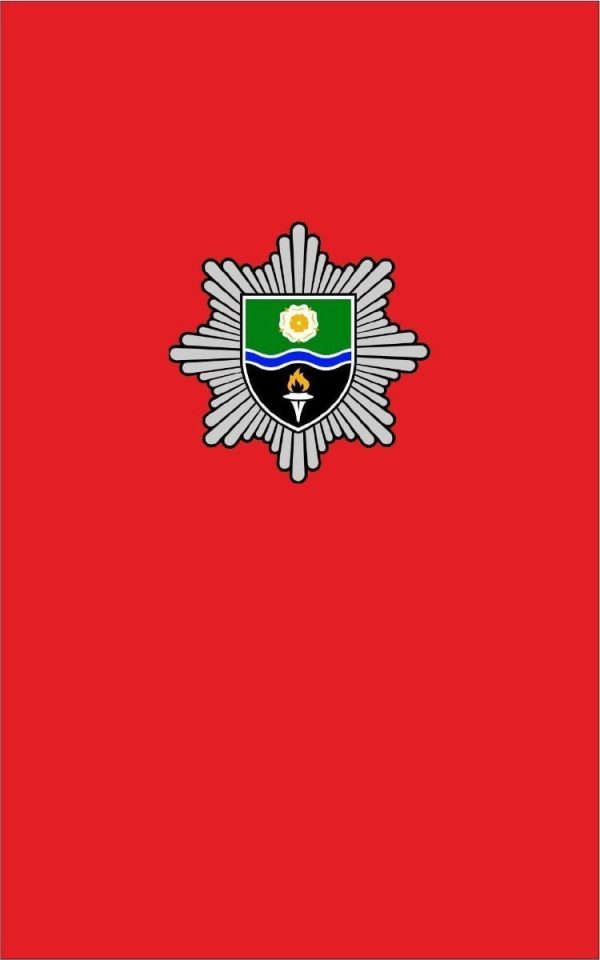 South Yorkshire fire Brigade Official Funeral Coffin Flag
