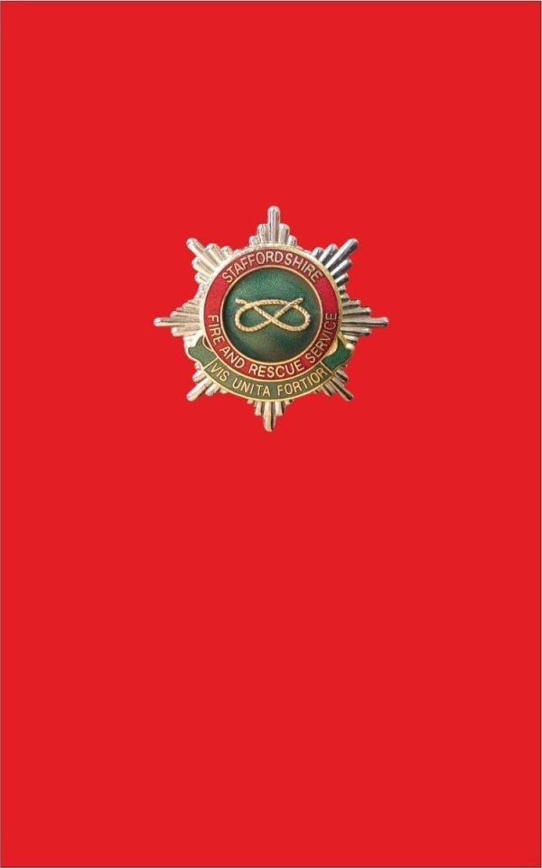 Staffordshire fire Brigade Official Funeral Coffin Flag