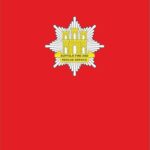Suffolk fire Brigade Official Funeral Coffin Flag