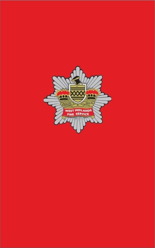 West Midlands fire Brigade Official Funeral Coffin Flag
