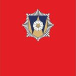Warwickshire fire Brigade Official Funeral Coffin Flag