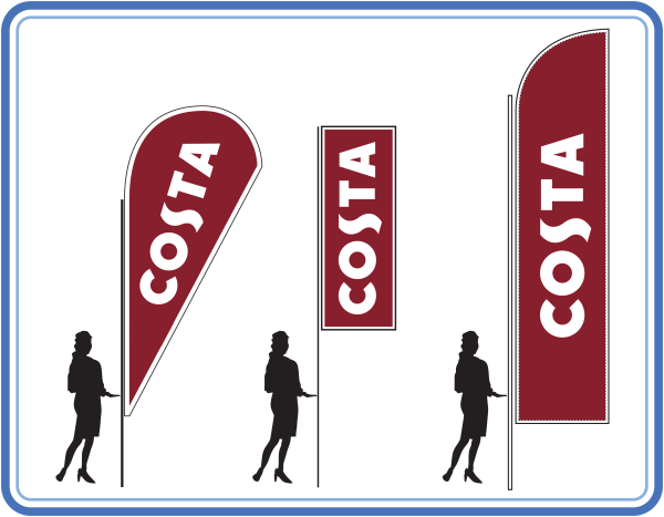 Buy Cheap costa coffee flag - for only £75.00 costa coffee flag