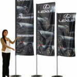 Forecourt sail flags
