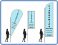 Fish & Chips social distancing - Feather Teardrop Sail Flag