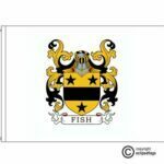 fish coat of arms flag