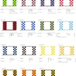 5 x 3 Flag Blanks Coloured Check