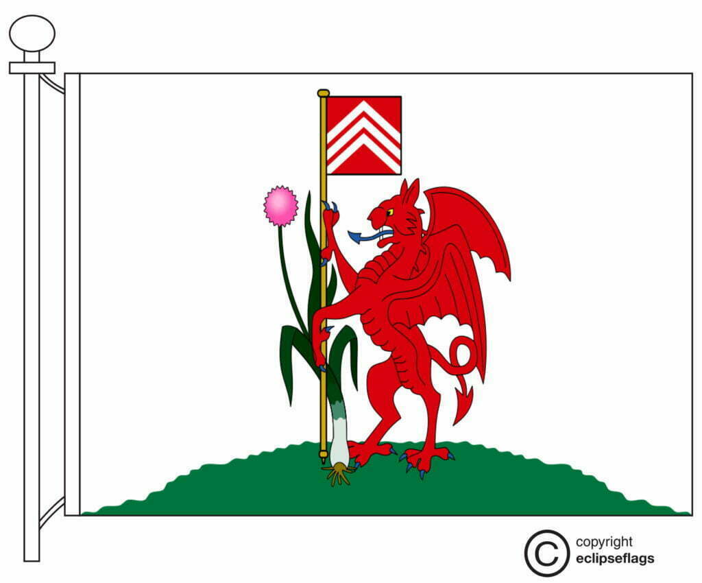 Flag of Cardiff EclipseFlags