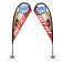 Double Sided Teardrop Flags