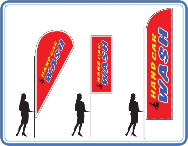 hand carwash flags
