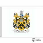 hening coat of arms flag