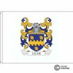 lear coat of arms flag