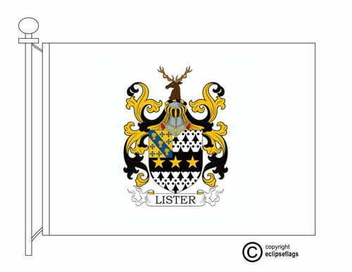Buy Cheap lister coat of arms flag - for only £30.00 lister coat of arms flag