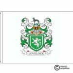 lovelock coat of arms flag