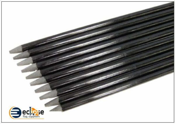 Ground stake suitable for 3m and 4m telescopic flag poles