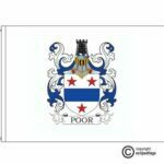 poor coat of arms flag
