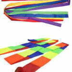 Rainbow tail windsocks