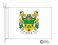 rock coat of arms flag