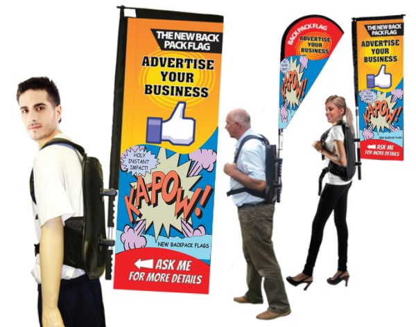 Backpack Portable Flag