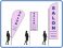 Salon social distancing - Feather Teardrop Sail Flags