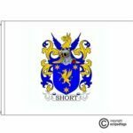short coat of arms flag