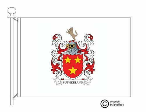 sutherland coat of arms flag