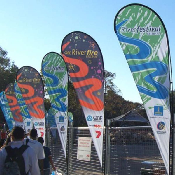 Portable Teardrop Flags