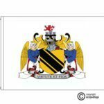 virtute et fide coat of arms flag