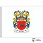wydra coat of arms flag