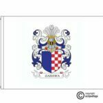 zabawa coat of arms flag