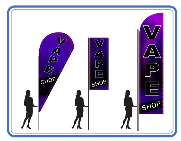 vape shop flags